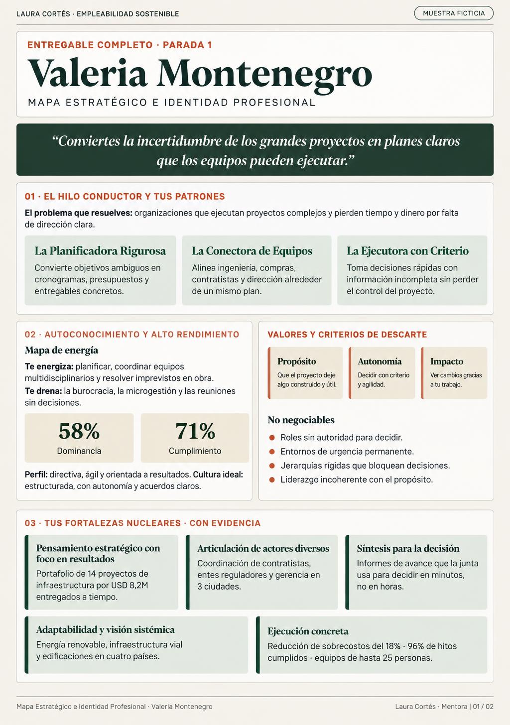 Mapa Estratégico e Identidad Profesional
